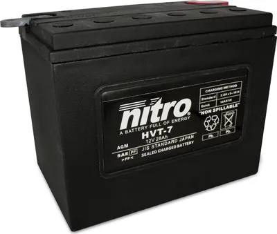 Image de NITRO HVT 07 SLA (WC) Gel 12V/30Ah batteries [203x130x165] CCA=370A