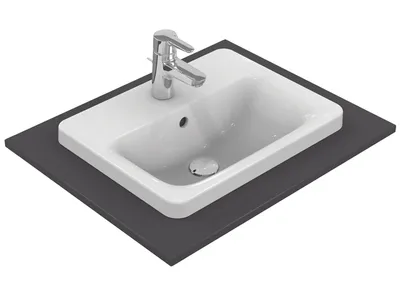 Produktbild von IDEAL STANDARD E504401 Einbauwaschtisch Connect, rechteckig,