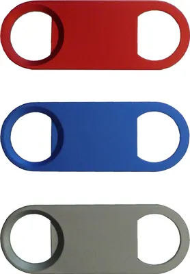 Produktbild von 3x Flaschenöffner aus Metall / beidseitig verwendbar / 3 Farben