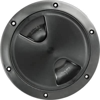 Produktbild von Osculati Inspektionsluke Revisionsklappe Rund MarineBoot 125mm schwarz