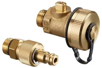 Produktbild von Oventrop Anschluss-Set 11 Messventil und F+E-Kugelhahn G 1/4"
