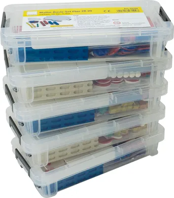 Produktbild von TimeTEX Mathe-Basis-Set Plus Zahlenraum bis 20, 58-tlg, in Box, rot/blau