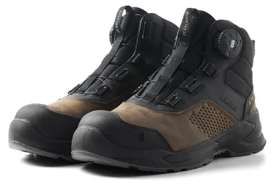 Image de Chaussures de sécurité mi-hautes S3S Marron T.42 - BLAKLADER - 229600007800