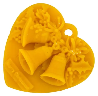 Imagen del producto de Colgante con cascabeles, fabricado al 100% con cera de abeja natural