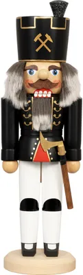 Produktbild von Bergmann schwarz (29cm) Nussknacker von Saico Seiffen