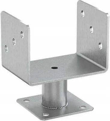 Obrázok produktu pre Základňa stĺpa priskrutkovaná k betónu 141x141x163mm