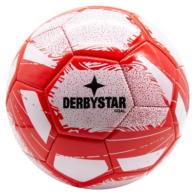 Produktbild von Derbystar GOAL Fußball Größe 5, ROT/WEIß