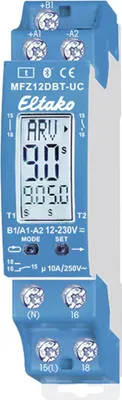 Produktbild von Eltako Digital einstellbares MFZ12DBT-UC Multifunktions-Zeitrelais 23001003