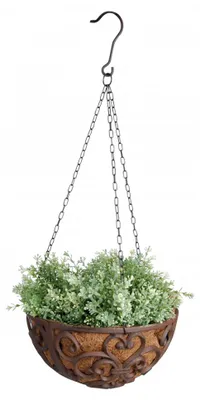 Image de Esschert Design Hanging Basket fonte ø30cm L ; BPH26