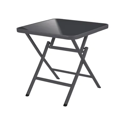 Produktbild von Alu Glastisch Klapptisch Klappbar Gartentisch Garten 70 x 70 x 70 cm LIVARNO®