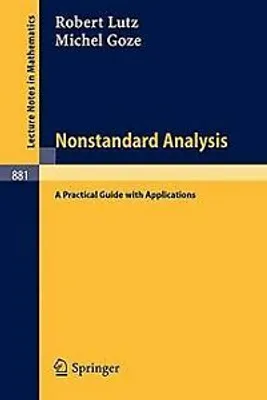 Produktbild von Nonstandard Analysis.
