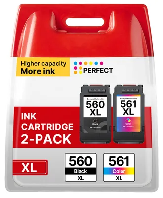 Produktbild von PG-560XL CL-561XL Ersatz für Canon 560 561 Patronen für PG560 XL CL561 XL