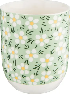 Obrázok produktu pre Hrnček Clayre & Eef 100 ml Zelené porcelánové kvety