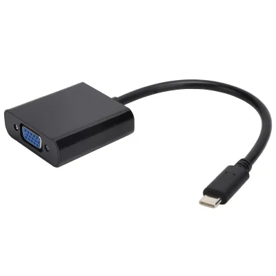 Obrázek produktu pro Převodník Type-C na VGA,Převodník USB 3.1 na VGA,Kabel adaptéru Type-C na VGA,Kabel adaptéru USB HD Video,Převodník Hub,Počítačové příslušenství