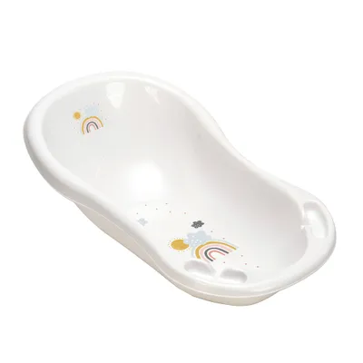 Obrázek produktu pro KEEEPER Dětská vanička 84cm se zátkou "Rainbow", Bílá