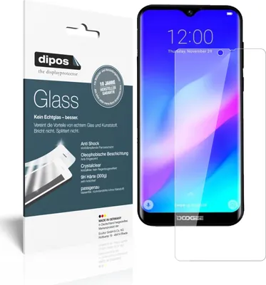 Produktbild von 2x Schutzfolie für Archos Oxygen 57 - Anti-Shock 9H Folie dipos Glass Kunststoffglas