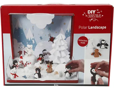 Produktbild von DIY-Set Polarlandschaft, 1 Pck [HOB-97052]
