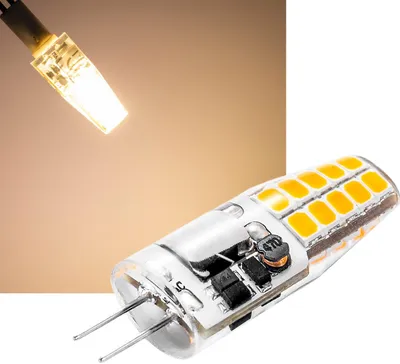 Produktbild von LED Stiftsockellampe G4 Silikon W2 3000k 200lm 300° 12V/2W warmweiß