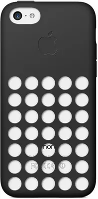 Produktbild von Apple iPhone 5C Case schwarz MF040ZM/A