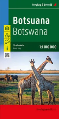 Image de Botswana, carte routière 1:1 100 000 NOUVELLE édition par Freytag & Berndt