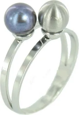 Produktbild von Skagen Damen Ring silber Perlen JRSB020 S8 Gr. 57 (18,1)