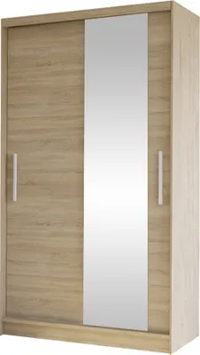 Produktbild von MIRJAN24 Schiebetürenschrank Costa VI, Kleiderschrank, Stilvoll Schlafzimmer Garderobenschrank (Farbe: Sonoma Eiche)