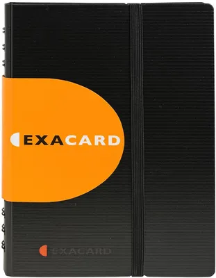Produktbild von EXACOMPTA Visitenkartenbuch Exacard PP schwarz