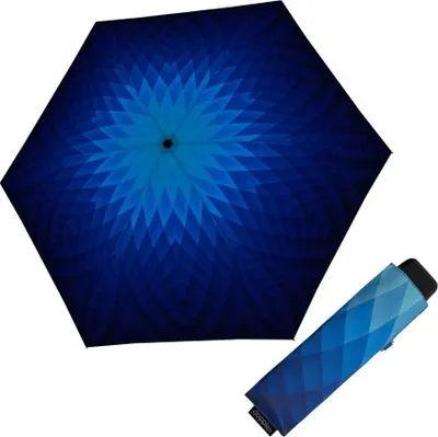 Obrázek produktu pro Doppler Carbonsteel Mini Slim Fusion blue - dámský skládací deštník