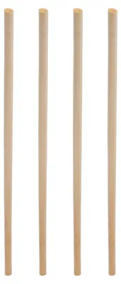 Produktbild von 600x Trinkhalme aus Stroh Ø3-5mm 21cm