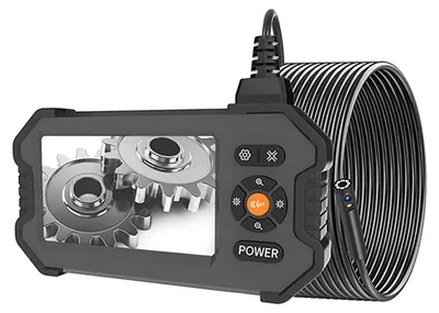 Image de Caméra endoscopique, étanche IP67, écran LCD de 4,3 pouces, objectif double de 8 mm, câble de 5 mètres