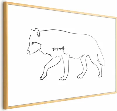 Produktbild von Posterpapier Poster - Wolf 42x29.7 cm Tiere g-A-0169-ao-a