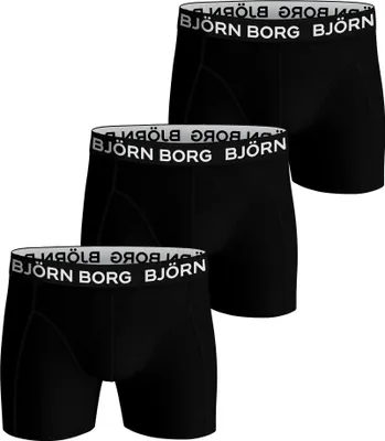 Produktbild von Bjorn Borg boxershorts Essential (3-pack), heren boxers normale lengte, zwart