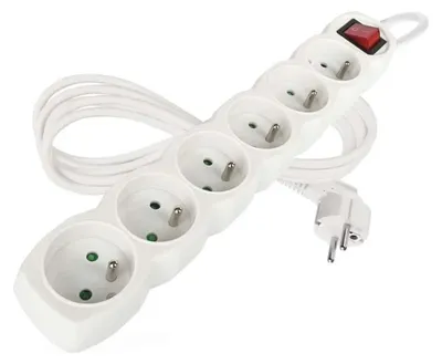 Imagen del producto de EMOS 1902160200, 250 V, 10 A, 220-240 V, blanco