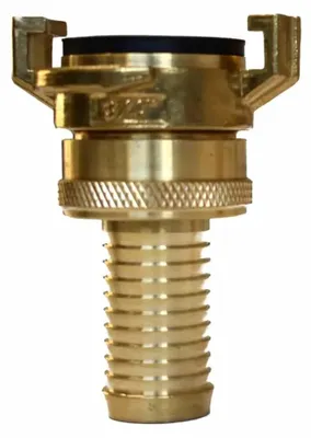 Produktbild von Messing  Saugkupplung m. Kontermutter 3/4" Zoll