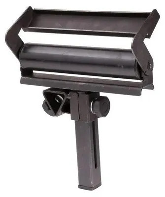 Image de Support à rouleau Croc Lock en acier - assistance fluide pour matériaux longs et lourds