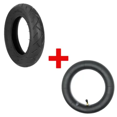 Produktbild von Reifen + Schlauch 10x2,125 45° für Blaupunkt ESC910 & Motus Scooty 10 Lite