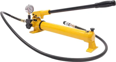 Productafbeelding van Hydraulische Handpomp - Krachtpomp - Heffen en Buigen - Hoge Druk 700 Bar - 700 cc Olie - Geel
