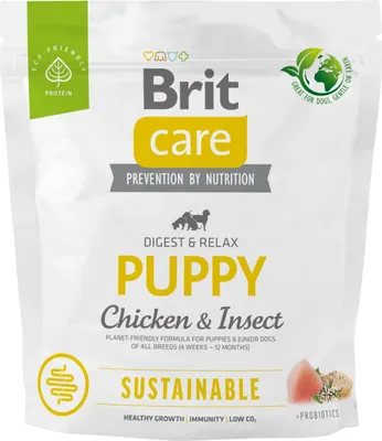 Obrázok produktu pre Granule pre psov Brit Care Dog Sustainable Puppy 1 kg