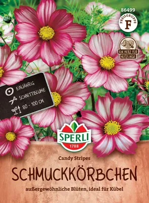 Produktbild von Sperli Saatgut Schmuckkörbchen Candy Stripes für ca. 30 Pflanzen