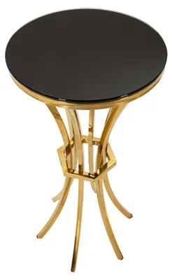 Produktbild von Datenoda - Couchtisch, 40x40x81h cm, Gold, Rund
