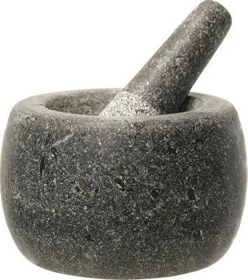 Produktbild von Famanu Mörser Set - Granit - 14 cm