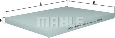 Produktbild von MAHLE Innenraumfilter LA 64 Pollenfilter für ALFA ROMEO 166 (936)