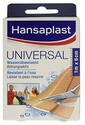 Zdjęcie produktu dla Hansaplast Universal Plaster wodoodporny 1m x 6cm