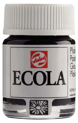 Produktbild von Bruynzeel Ecola, Schwarz, Gouache, Flüssigkeit, 16 ml, 1 Stück(e)