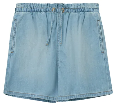 Produktbild von s.Oliver Jeans-Shorts Loose Fit Wide Leg mit Paperbag-Bund und Used-Effekt