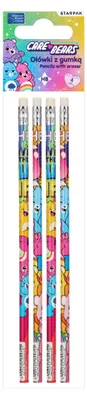 Produktbild von Bleistift mit Radiergummi HB Care Bears, 4 Stück, Starpak