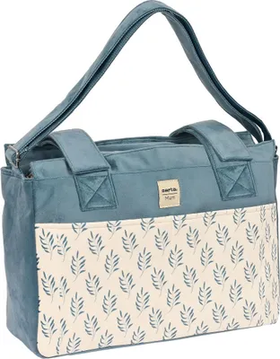 Image de Sac à langer Safta Leaves turquoise (46 x 26 x 15 cm)
