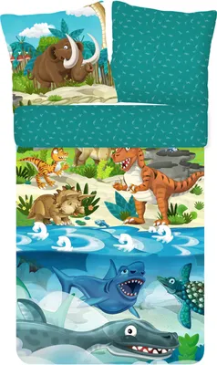 Produktbild von ESPiCO Bettwäsche Trendy Bedding Prehistoric Renforcé 135 cm x 200 cm