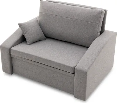 Produktbild von Klappsessel mit Schlaffunktion Schlafsessel für Wohnzimmer VERTICO 90cm Hellgrau