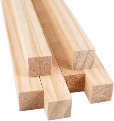 Zdjęcie produktu dla Płyty drewniane, kwadratowe, 6 sztuk, o wymiarach 4,5 x 30 cm, do prac rękodzielniczych